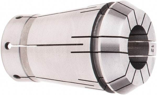 HAIMER - 12mm ER25 Collet - 0.003mm TIR, 37mm OAL, 25.45mm Overall Diam - Exact Tool & Supply