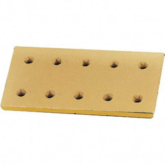 Dynabrade - 7" Long x 3.6667" Wide Power Sander Punch Plate - For Use with Dynabug Orbital Sanders - Exact Tool & Supply