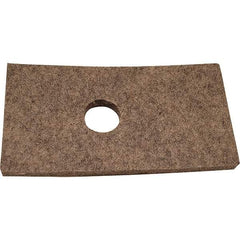 Dynabrade - 1/2" Thick, Machinery Leveling Pad & Mat - 30,000 Lb Max Load - Exact Tool & Supply
