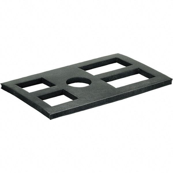 Dynabrade - 1/4" Thick, Polymer, Machinery Leveling Pad & Mat - 15,000 Lb Max Load - Exact Tool & Supply