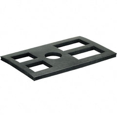 Dynabrade - 1/4" Thick, Polymer, Machinery Leveling Pad & Mat - 15,000 Lb Max Load - Exact Tool & Supply