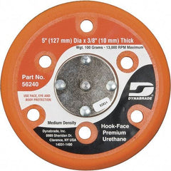 Dynabrade - 5" Diam Disc Backing Vacuum Replacement Pad - Medium Density, 13,000 RPM - Exact Tool & Supply