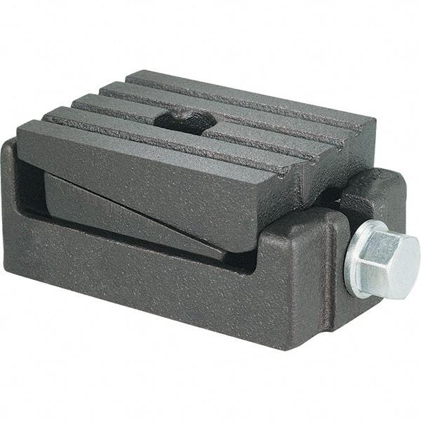 Dynabrade - 15,000 Lb Capacity, 3-1/2 Wide x 5-3/4" Long, 3/4" Pad, Wedge Jack - 2-1/2" Min Height, 3/16" Rise, 1" Anchor, 2-1/2" High (Without Pad) - Exact Tool & Supply
