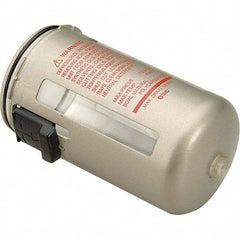 Dynabrade - 55 CFM Max Air Flow, 145 Max psi, Filter Lubricator Bowl Assembly for Regulator Lubricators - 140°F Max, For Use with 10671, 10673, 10675, 10677, 10679, 10681 - Exact Tool & Supply