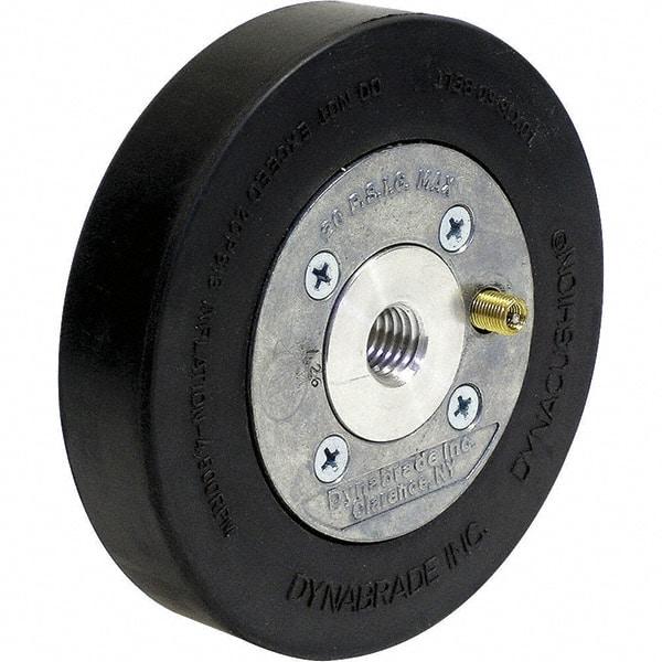 Dynabrade - 5" Wheel OD, 1" Wheel Width, 4,500 RPM, Aluminum, Pneumatic Wheel with Hub - 15-1/2" Long x 1" Wide, 5/8" Wheel Arbor Hole, For Use with 13214 & 13523 Dynastraight Air-Powered Abrasive Finishing Tools - Exact Tool & Supply
