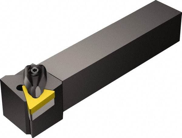Sandvik Coromant - DTGN, Right Hand Cut, -1° Lead Angle, 1" Shank Height x 1" Shank Width, Negative Rake Indexable Turning Toolholder - 6" OAL, TNMG 22 04 08 Insert Compatibility, Series T-Max P - Exact Tool & Supply