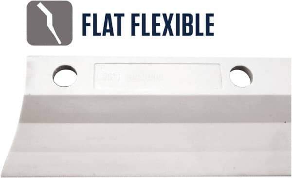 SEYMOUR-MIDWEST - 19" Rubber Blade Floor Squeegee - Threaded End, Single Edge, Gray, Use with 78255 - Exact Tool & Supply