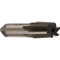 Emuge - 1-1/2" Pipe, 1.685" Small End Diam, 1.4173" Straight Shank, 45mm Flute, Taper Pipe Reamer - Exact Tool & Supply