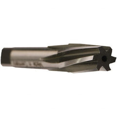 Emuge - 1/8" Pipe, 0.3169" Small End Diam, 0.2756" Straight Shank, 17mm Flute, Taper Pipe Reamer - Exact Tool & Supply