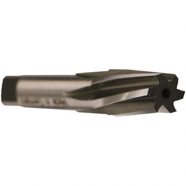 Emuge - 1-1/2" Pipe, 1.685" Small End Diam, 1.4173" Straight Shank, 45mm Flute, Taper Pipe Reamer - Exact Tool & Supply