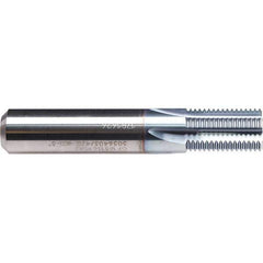 Emuge - M24x3.00 Thread, TiCN Coating, Solid Carbide Straight Flute Thread Mill - 5 Flutes, 3.5433" OAL, M24 Min Noml Diamter - Exact Tool & Supply