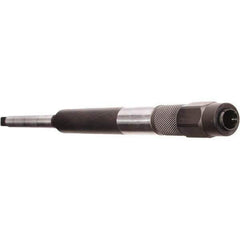 Emuge - M18mm Tap, 12.9921 Inch Overall Length, 63/64 Inch Max Diameter, Tap Extension - 0.5512 Inch Tap Shank Diameter, 0.5512, 0.8661 Inch Extension Shank Diameter, 0.4331 Inch Extension Square Size, 39mm Tap Depth, Through Coolant - Exact Tool & Supply