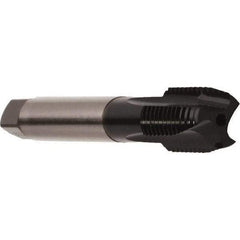 Emuge - M16x2.00 Metric Coarse, 3 Flute, GLT-8 Finish, Cobalt Spiral Point Tap - Modified Bottoming Chamfer, Right Hand Thread, 110mm OAL, 27mm Thread Length, 12mm Shank Diam, 6H Class of Fit, Series Rekord B - Exact Tool & Supply