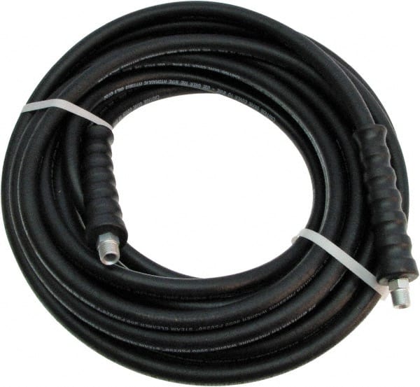 Continental ContiTech - High Temperature & High Pressure Hose; Inside Diameter (Inch): 3/8 ; Outside Diameter (Decimal Inch): 0.6900 ; Material: Synthetic Rubber ; Length (Feet): 100 ; Maximum Pressure (psi): 3000 ; Minimum Temperature (F): -20 - Exact Tool & Supply
