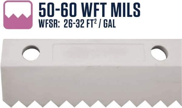 SEYMOUR-MIDWEST - 18" Rubber Blade Floor Squeegee - Threaded End, Single Edge, Gray, Use with 78255 - Exact Tool & Supply