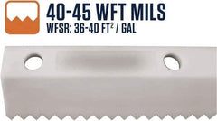 SEYMOUR-MIDWEST - 18" Rubber Blade Floor Squeegee - Threaded End, Single Edge, Gray, Use with 78255 - Exact Tool & Supply