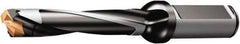 Sandvik Coromant - 0.3937 to 0.413" Diam, 5.19904xD, 2.1287" Max Depth, 5/8" Shank Diam, 4.6063" OAL, Replaceable Tip Drill - 870-1040-6-PM Insert, 6 Seat Size, 870..LX-5 Toolholder, Series CoroDrill 870 - Exact Tool & Supply