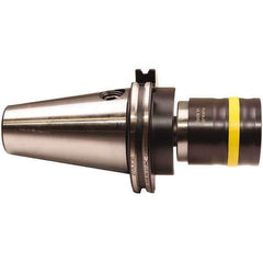 Emuge - HSK80A Taper Shank Tension & Compression Tapping Chuck - M4.5 Min Tap Capacity, 117.5mm Projection, Size 3 Adapter, Quick Change - Exact Tool & Supply