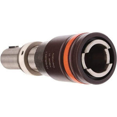 Emuge - 1-1/16 to 12 Threaded Shank Tension & Compression Tapping Chuck - M4.5 Min Tap Capacity, 4.6063" Projection, Size 3 Adapter, Quick Change, Through Coolant - Exact Tool & Supply