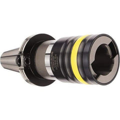 Emuge - DIN69871-40 Taper Shank Tension & Compression Tapping Chuck - M14 Min Tap Capacity, 147mm Projection, Size 4 Adapter, Quick Change - Exact Tool & Supply