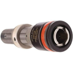 Emuge - Tr 28x2.00 Threaded Shank Tension & Compression Tapping Chuck - M3 Min Tap Capacity, 80mm Projection, Size 1 Adapter, Quick Change, Through Coolant - Exact Tool & Supply