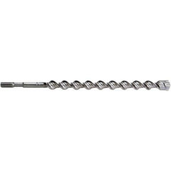 Irwin - 1" Diam, Spline Shank, Carbide-Tipped Rotary & Hammer Drill Bit - Exact Tool & Supply