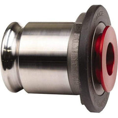 Emuge - 11/16" Tap Shank Diam, 0.515" Tap Square Size, #4 Tapping Adapter - 0.55" Projection, 1-1/2" Tap Depth, 2.74" OAL, 1.89" Shank OD, Through Coolant, Series EM04 - Exact Tool & Supply