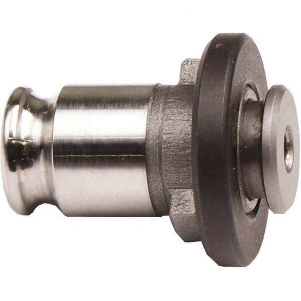 Emuge - 0.255" Tap Shank Diam, 0.191" Tap Square Size, #0 Tapping Adapter - 0.28" Projection, 0.925" Tap Depth, 1.04" OAL, 0.512" Shank OD, Through Coolant, Series EM00 - Exact Tool & Supply