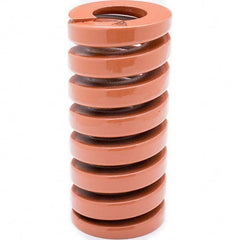 Associated Spring Raymond - 35mm Hole Diam, 17.5mm Rod Diam, 125mm Free Length, Brown Die Spring - Exact Tool & Supply