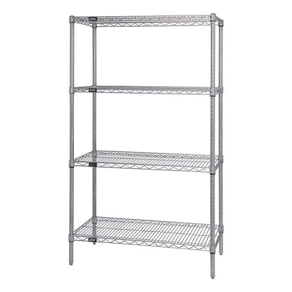 Quantum Storage - Wire Shelving Type: Wire Shelving - Starter Unit Starter or Add-On: Starter - Exact Tool & Supply
