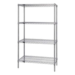Quantum Storage - Wire Shelving Type: Wire Shelving - Starter Unit Starter or Add-On: Starter - Exact Tool & Supply
