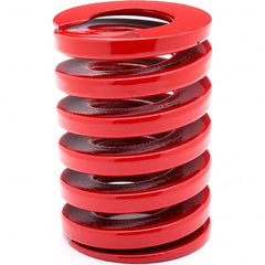 Associated Spring Raymond - 22mm Hole Diam, 11mm Rod Diam, 55mm Free Length, Red Die Spring - Exact Tool & Supply