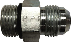 Parker - 1-1/4" Tube OD x 1-5/8" UNF 37° Steel Flared Tube Straight Thread Connector - Exact Tool & Supply