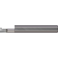 Micro 100 - Single Point Threading Tools; Thread Type: Internal ; Material: Solid Carbide ; Profile Angle: 60 ; Threading Diameter (Decimal Inch): 0.0500 ; Cutting Depth (Decimal Inch): 0.2000 ; Maximum Threads Per Inch: 76 - Exact Tool & Supply