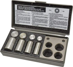 Precision Brand - 7/8 to 1-1/4 Inch Diameter Shim Punch and Die Set - 7/8, 1, 1-1/8 and 1-1/4 Inch Diameter, 4 Piece - Exact Tool & Supply