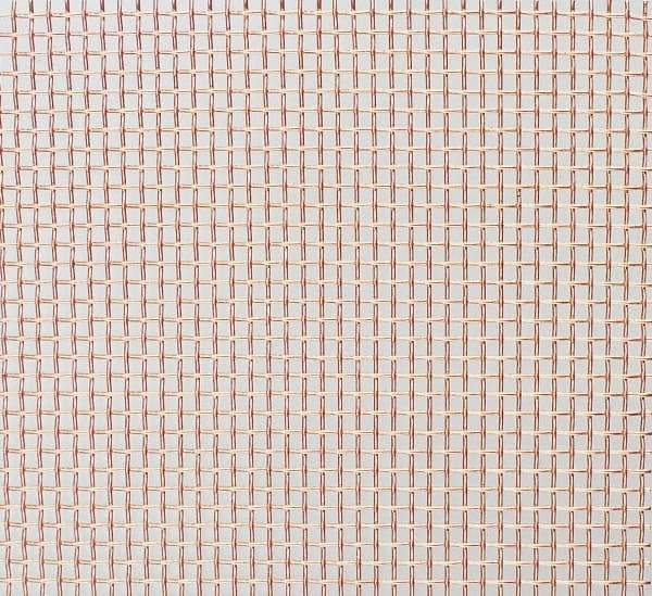 Value Collection - 16 Gage, 0.063 Inch Wire Diameter, 4 x 4 Mesh per Linear Inch, Copper, Wire Cloth - 0.187 Inch Opening Width, 36 Inch Wide, Cut to Length - Exact Tool & Supply