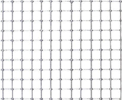 Value Collection - 12 Gage, 0.105 Inch Wire Diameter, 1 x 1 Mesh per Linear Inch, Steel, Welded Fabric Wire Cloth - 0.895 Inch Opening Width, 48 Inch Wide, Cut to Length, Galvanized - Exact Tool & Supply