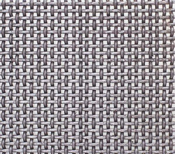 Value Collection - 16 Gage, 0.063 Inch Wire Diameter, 2 x 2 Mesh per Linear Inch, Steel, Wire Cloth - 0.437 Inch Opening Width, 48 Inch Wide, Cut to Length - Exact Tool & Supply