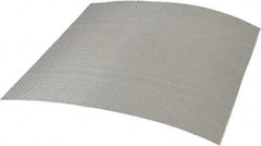 Value Collection - 23 Gage, 0.025 Inch Wire Diameter, 10 x 10 Mesh per Linear Inch, Stainless Steel, Wire Cloth - 0.075 Inch Opening Width, 12 Inch Wide x 12 Inch Stock Length - Exact Tool & Supply