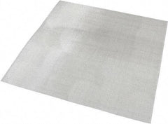 Value Collection - 27 Gage, 0.017 Inch Wire Diameter, 18 x 18 Mesh per Linear Inch, Stainless Steel, Wire Cloth - 0.039 Inch Opening Width, 12 Inch Wide x 12 Inch Stock Length - Exact Tool & Supply