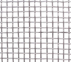 Value Collection - 10 Gage, 0.135 Inch Wire Diameter, Stainless Steel, Space Cloth - 3/8 Inch Space Opening, 48 Inch Wide, Cut to Length - Exact Tool & Supply