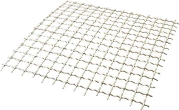 Value Collection - 11 Gage, 0.12 Inch Wire Diameter, 3/4 x 3/4 Mesh per Linear Inch, Stainless Steel, Wire Cloth - 0.63 Inch Opening Width, 12 Inch Wide x 12 Inch Stock Length - Exact Tool & Supply