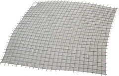 Value Collection - 18 Gage, 0.047 Inch Wire Diameter, 2 x 2 Mesh per Linear Inch, Stainless Steel, Wire Cloth - 0.453 Inch Opening Width, 12 Inch Wide x 12 Inch Stock Length - Exact Tool & Supply