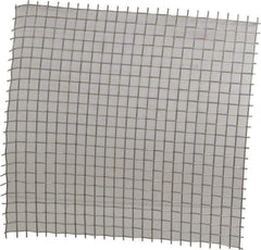 Value Collection - 16 Gage, 0.063 Inch Wire Diameter, 2 x 2 Mesh per Linear Inch, Stainless Steel, Wire Cloth - 0.437 Inch Opening Width, 12 Inch Wide x 12 Inch Stock Length - Exact Tool & Supply