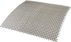 Value Collection - 14 Gage, 0.08 Inch Wire Diameter, 3 x 3 Mesh per Linear Inch, Stainless Steel, Wire Cloth - 0.253 Inch Opening Width, 12 Inch Wide x 12 Inch Stock Length - Exact Tool & Supply