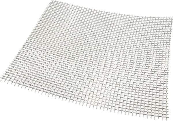 Value Collection - 16 Gage, 0.063 Inch Wire Diameter, 4 x 4 Mesh per Linear Inch, Stainless Steel, Wire Cloth - 0.187 Inch Opening Width, 12 Inch Wide x 12 Inch Stock Length - Exact Tool & Supply