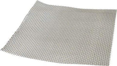 Value Collection - 19 Gage, 0.041 Inch Wire Diameter, 5 x 5 Mesh per Linear Inch, Stainless Steel, Wire Cloth - 0.159 Inch Opening Width, 12 Inch Wide x 12 Inch Stock Length - Exact Tool & Supply