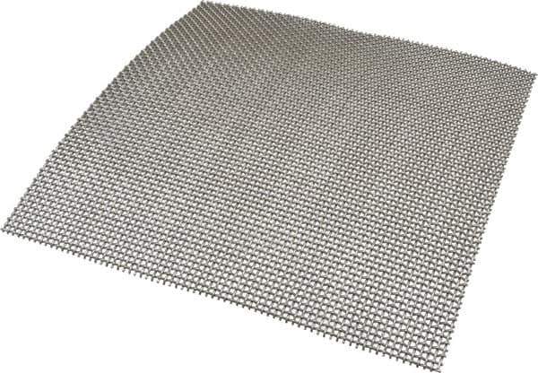 Value Collection - 16 Gage, 0.063 Inch Wire Diameter, 6 x 6 Mesh per Linear Inch, Stainless Steel, Wire Cloth - 0.104 Inch Opening Width, 12 Inch Wide x 12 Inch Stock Length - Exact Tool & Supply
