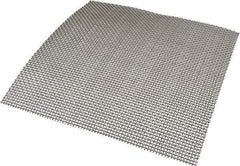 Value Collection - 16 Gage, 0.063 Inch Wire Diameter, 6 x 6 Mesh per Linear Inch, Stainless Steel, Wire Cloth - 0.104 Inch Opening Width, 12 Inch Wide x 12 Inch Stock Length - Exact Tool & Supply