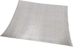 Value Collection - 20 Gage, 0.035 Inch Wire Diameter, 10 x 10 Mesh per Linear Inch, Stainless Steel, Wire Cloth - 0.065 Inch Opening Width, 12 Inch Wide x 12 Inch Stock Length - Exact Tool & Supply